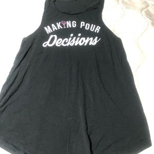 Wine workout tank